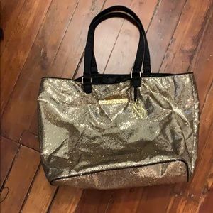 Victoria secret gold bag